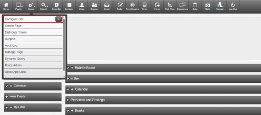 Configure Site