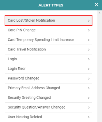 How to Add Multiple Lost/Stolen Card Security Alerts